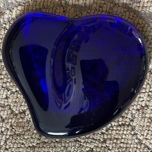 Tiffany & Co Blue Heart Paperweight by Elsa Peretti.